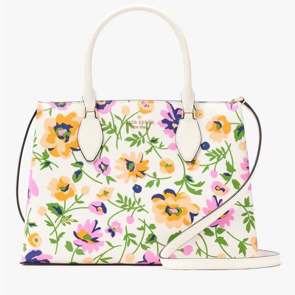 NWT - Kate Spade - Rae Printed Medium Satchel - Picture 1 of 7